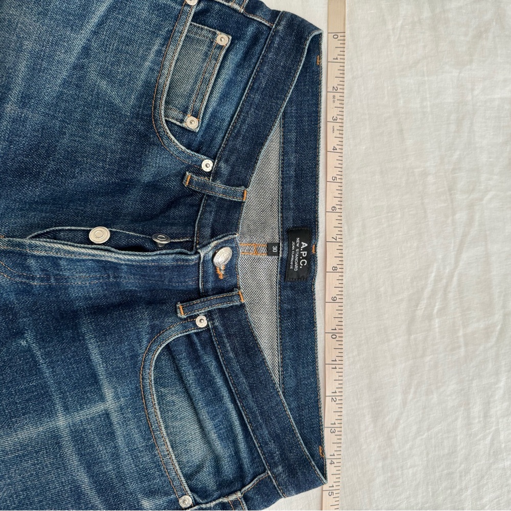 APC New Standard selvedge cropped jeans. Beautiful fades! - Picture 8 of 9